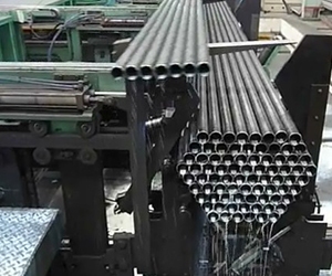 Steel tube packing line