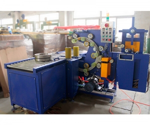 Bearing wrapping machine