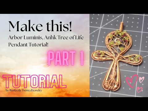 The Tree of Light, Ankh Tree of Life Pendant Tutorial Part 1
