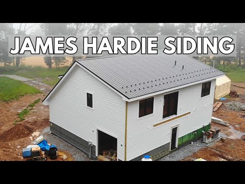 Installing James Hardie Lap Siding - START TO FINISH