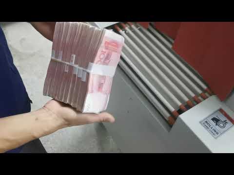 Money packing machine shrink wrapper for RMB , US dollars