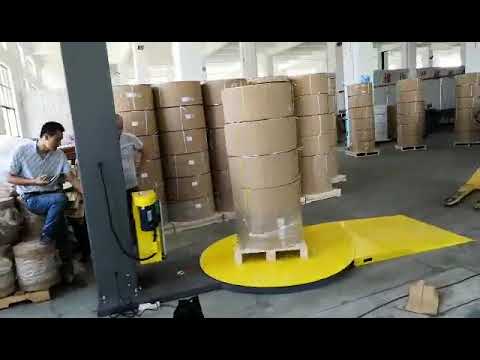 fully automatic pallet wrapping machine