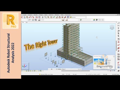 Modeling and Design of RC Buildings in Autodesk Robot | Part 6: Right Tower