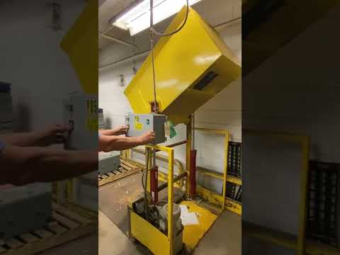Automatic Hydraulic Trash Can Dumper Lifter Tilter 115/230V Single Phase