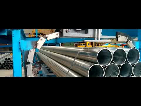 Automatic steel tube bundling and strapping solution