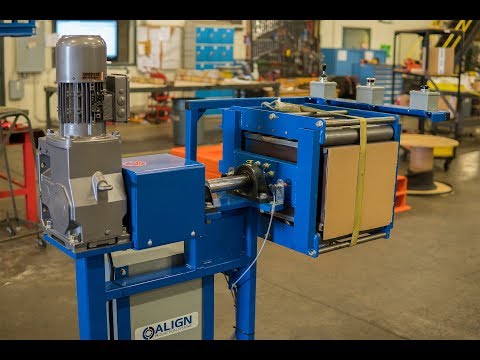Custom Roller Conveyor Upender System | Align Production Systems
