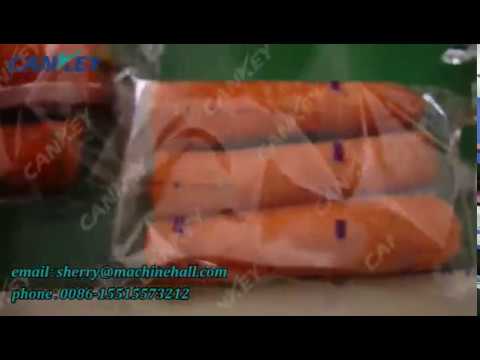 Horizontal Fresh Vegetable Wrapping Machine, Vegetable Packaging Process