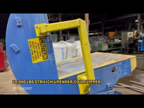 20,000 LBS STRILICH UPENDER/COIL FLIPPER: Yoder Brothers Machinery STOCK #19257