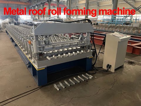 Zhongyuan roof sheet roll forming machine |metal roofing machine |2023