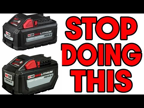 Your BUYING and USING Milwaukee M18 Batteries ALL WRONG! (stop doing this)