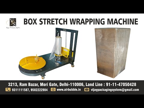 Box Stretch Wrapping Machine | Low Table Carton Stretch Wrapper| 8368111430| 9582222984