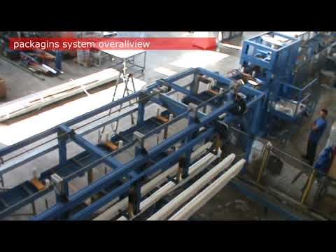 GG MACCHINE Horizontal stretch wrapper for aluminium packaging
