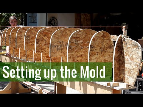 Setting up the Mold (Ep 2 - Cedar Strip Canoe Build)