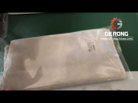 Automatic towel feeding flow horizontal film wrapping sealing packing machine bagging line