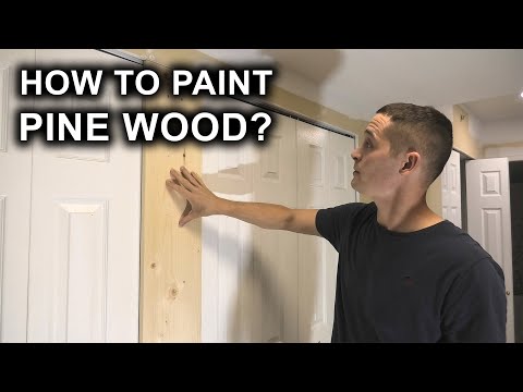 How To Paint Bare Pine Wood? Fill Holes, Sand, Prime With Shellac Primer, Paint! Detailed Tutorial.