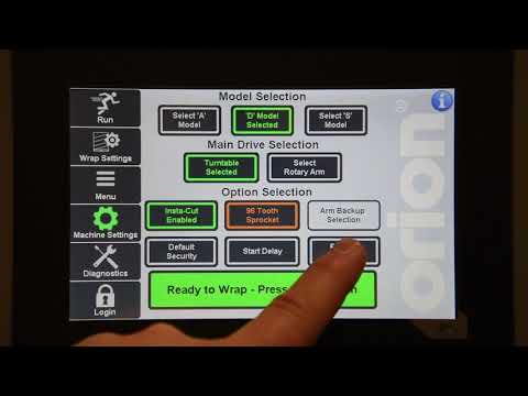 Flex HMI Programming - Semi-Automatic Stretch Wrapper