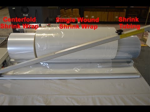 Centerfold Shrink Wrap vs Single Wound Shrink Wrap vs Shrink Tubing