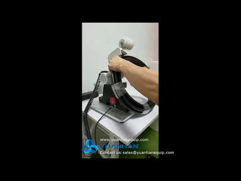 Stretch film wrapping machine for wire and hose coils YH-CRM01 - Yuanhan