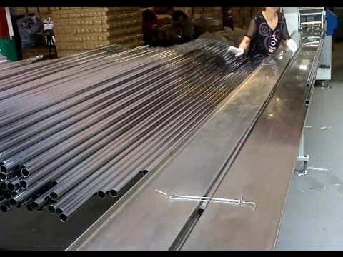 stainless steel tube bagging machine/plastic pipe packing machine