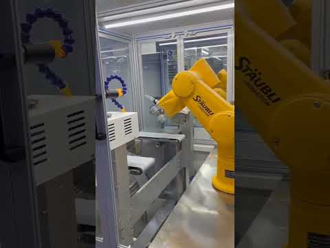 Staubli robot installation and commissioningStäubli robot #robot #robots