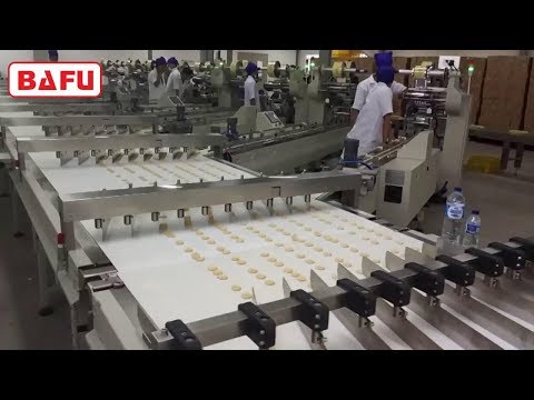 automated biscuit wrapping line,biscuit packaging machine, cookies packaging machine