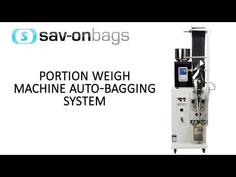 Table Top Weighing Machine with Auto Bagger System - Running Roll Stock