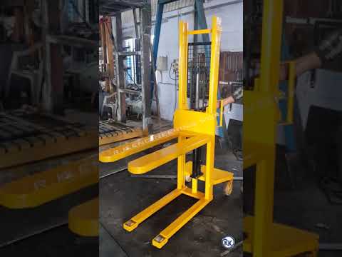 Manual stacker hydraulic - for material handling by R.K.ENGINEERING WORKS