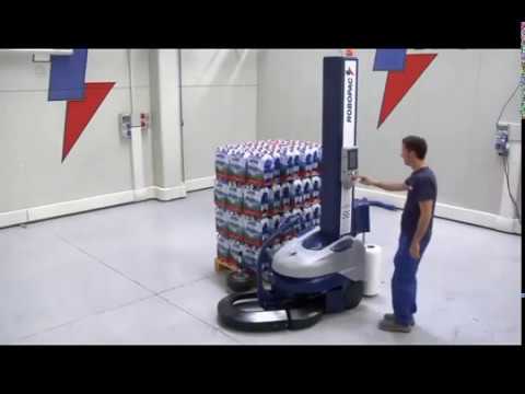 Robot Pallet Wrapper From Robopac and Yorkshire Packaging