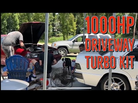 Building a 1000hp turbo kit with a flux core welder in the driveway