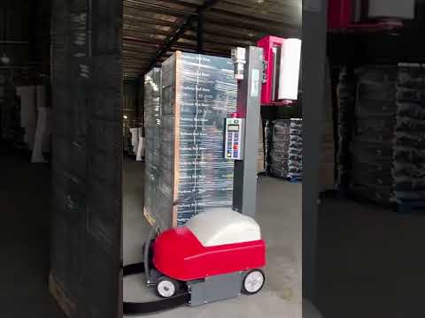 Self Propelled Mobile Robotic Pallet Stretch Wrap Robot Wrapping Machine|YUPACK