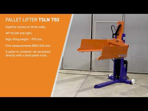 EdmoLift&#039;s Pallet Lifter: TSLN 750