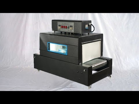Semi automatic boxes boards shrinking packing machine PE film heating tunnel отопительный туннель