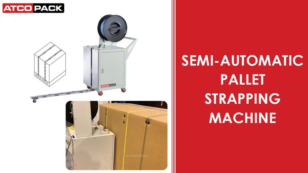 Pallet Strapping Machine that is Semi-Automatic