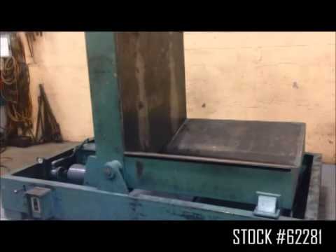 “Hydraulic Coil Upender: 10,000 lbs Capacity – Stock #62281”